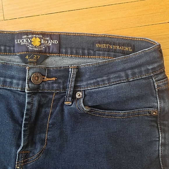 Lucky Sweet'n Straight Women's Jeans, 4/27 Ankle - Picture 4 of 4